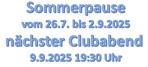 Sommerpause